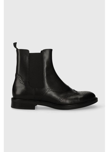 Vagabond Shoemakers ghete chelsea de piele AMINA femei, culoarea negru, cu toc plat, 5603.101.20