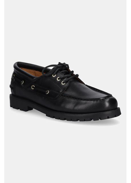 Vagabond shoemakers mocasini de piele 5945 001 20 culoarea negru cu toc plat 5945 001 20
