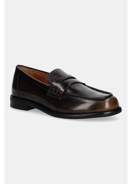 Vagabond Shoemakers mocasini de piele LINN culoarea maro, cu toc plat, 6036-004-30