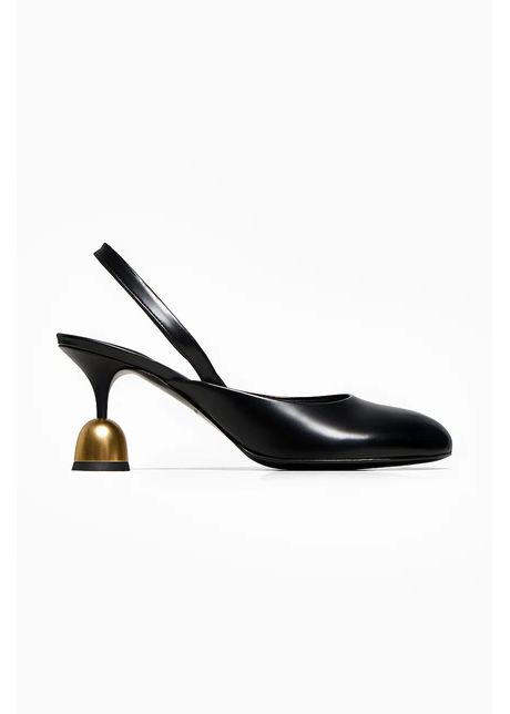 Vanda novak stilettos de piele peggy culoarea negru