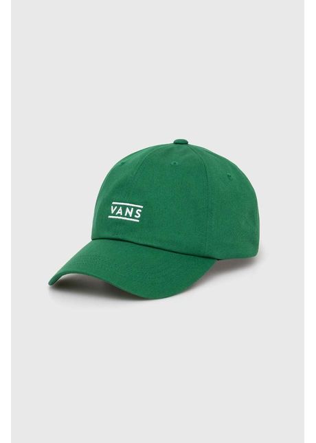 Vans apc de baseball din bumbac culoarea verde cu imprimeu vn000hs6j5f1