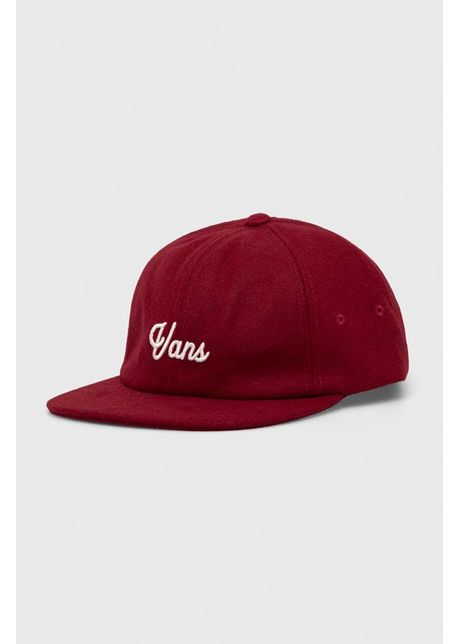 Vans sapca culoarea bordo cu imprimeu