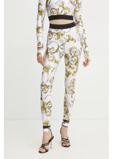 Versace jeans couture colanti femei culoarea alb modelator 78hac101 js470