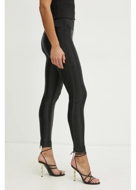 Versace jeans couture colanti femei culoarea negru cu imprimeu 78hac114 j0223