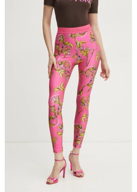 Versace jeans couture colanti femei culoarea roz modelator 78hac101 js470
