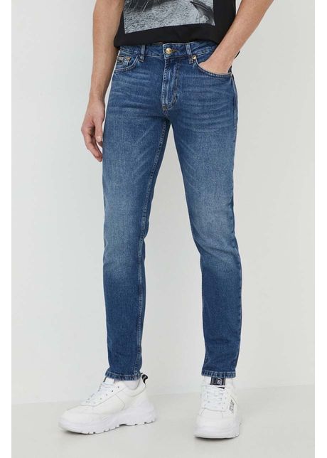 Versace jeans couture jeansi barbati culoarea albastru marin