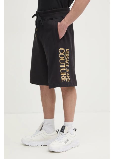 Versace jeans couture pantaloni scur i din bumbac b rba i culoarea negru 78gadt05 cf01t