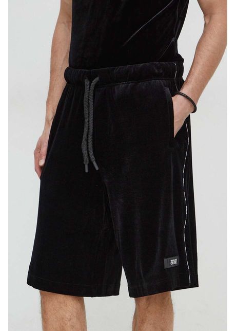 Versace jeans couture pantaloni scurti barbati culoarea negru