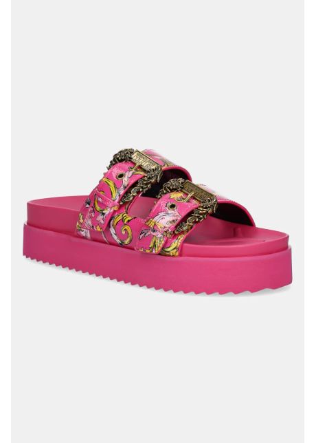 Versace jeans couture papuci femei culoarea roz cu platforma 78va3sm1 zs366 r54