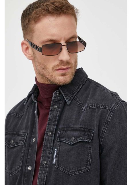 Versace ochelari de soare barbati culoarea negru