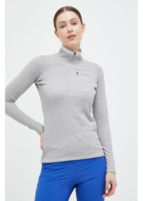 Viking bluza femei culoarea gri neted