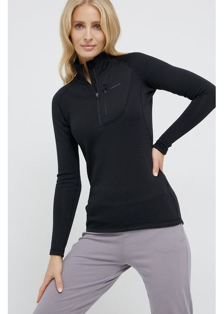 Viking bluza femei culoarea negru neted