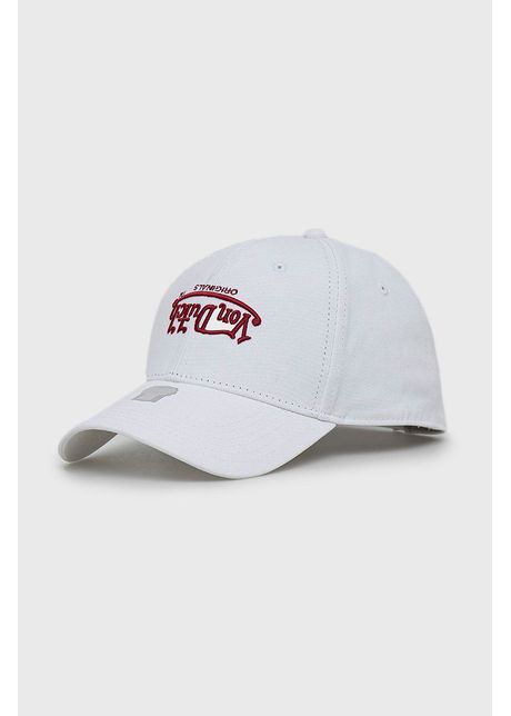 Von dutch apc de baseball din bumbac culoarea alb neted