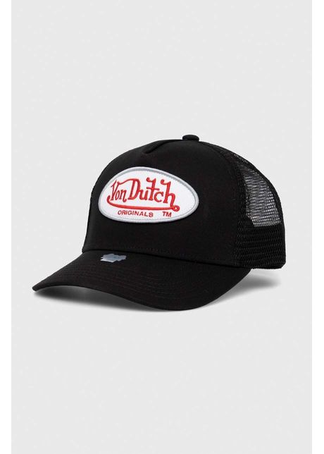 Von dutch sapca culoarea negru cu imprimeu