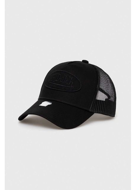 Von dutch sapca culoarea negru neted