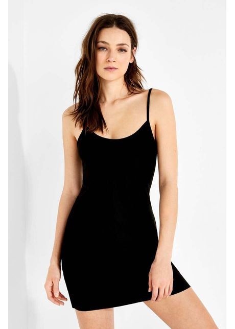 women'secret rochie 4331656-1 culoarea negru, mini, dreaptă