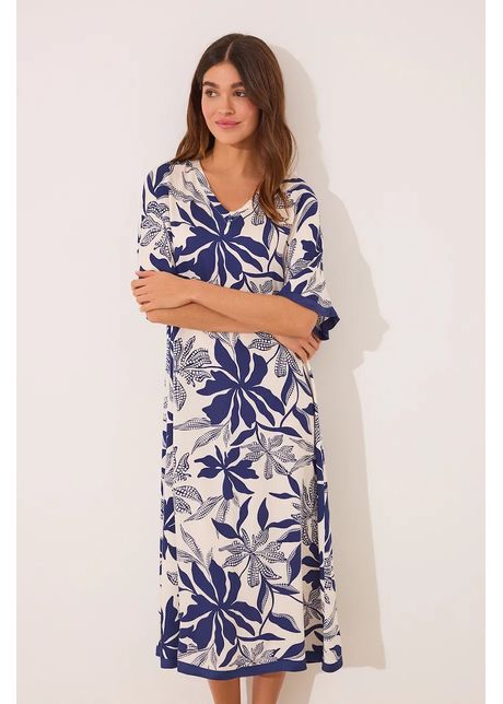Women secret rochie culoarea bleumarin midi drept 4479831