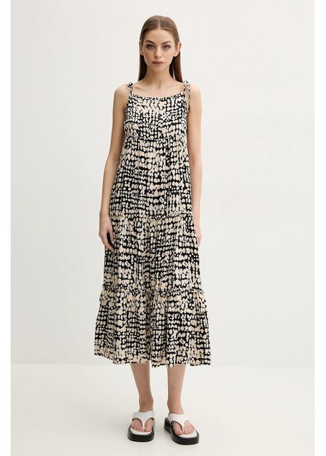 Women secret rochie culoarea bleumarin midi evazat 5549914