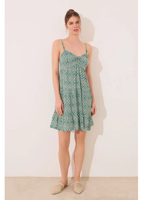 Women secret rochie culoarea verde mini evazati 4479838