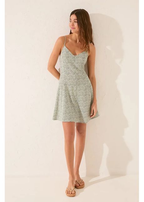 Women secret rochie culoarea verde mini evazati 5549941