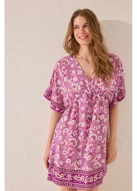 Women secret rochie culoarea violet mini evazati 4929178