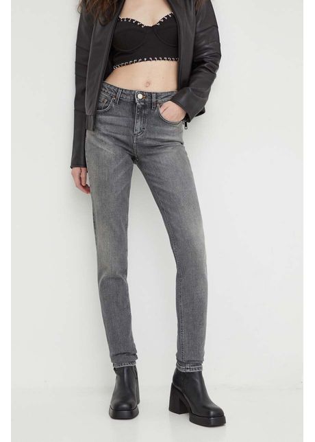 Won hundred jeansi femei culoarea gri