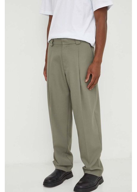 Won hundred pantaloni b rba i culoarea verde drept 2743 14199