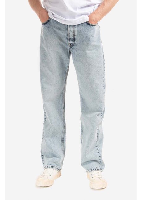 Wood wood jeans din bumbac al rigid denim straight fit 12225804 7051 offwhit