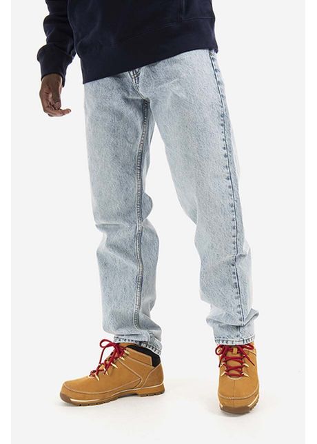Wood wood jeans din bumbac sol rigid denim slim fit 12215802 7051 heavywa
