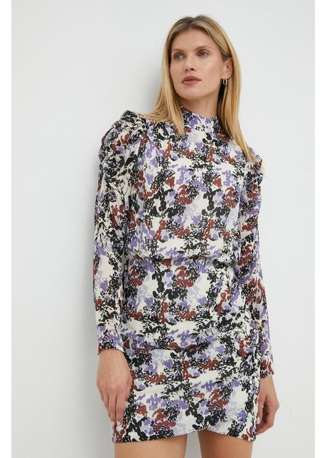 Young poets society rochie katalina culoarea violet mini mulat