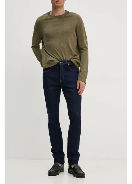Zadig voltaire jeansi barbati culoarea albastru marin wmje00009